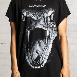 Saint Morta Snake Eyes Cutoff Bat 100% Cotton T-Shirt Size Medium